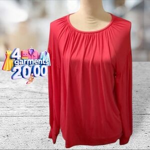 Ann Taylor fuschia blouse size M